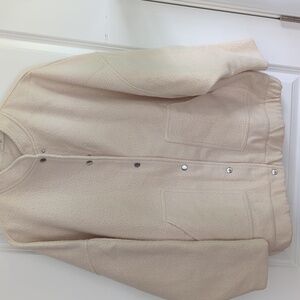 Talulah off white button up sweater/jacket
